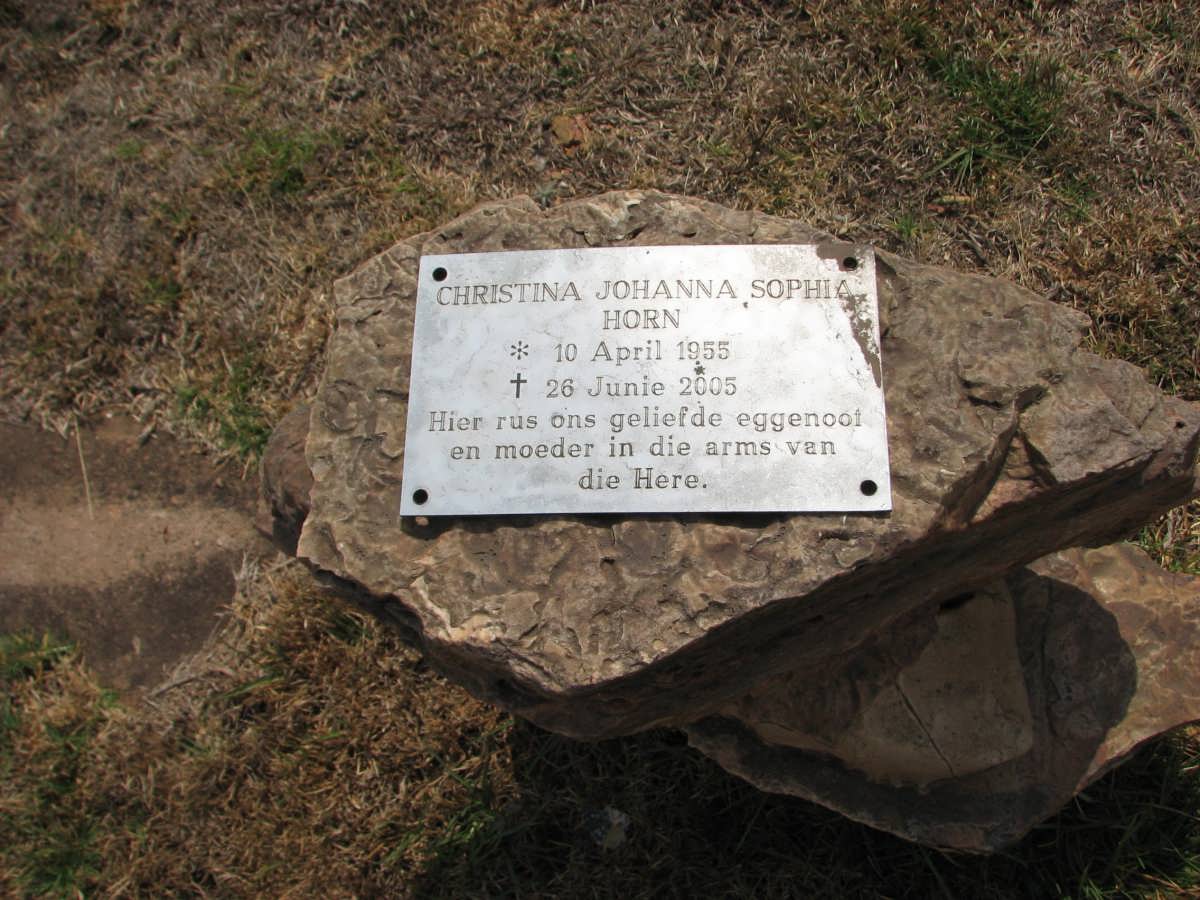 HORN Christina Johanna Sophia 1955-2005