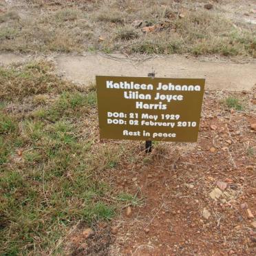 HARRIS Kathleen Johanna Lilian Joyce 1929-2010
