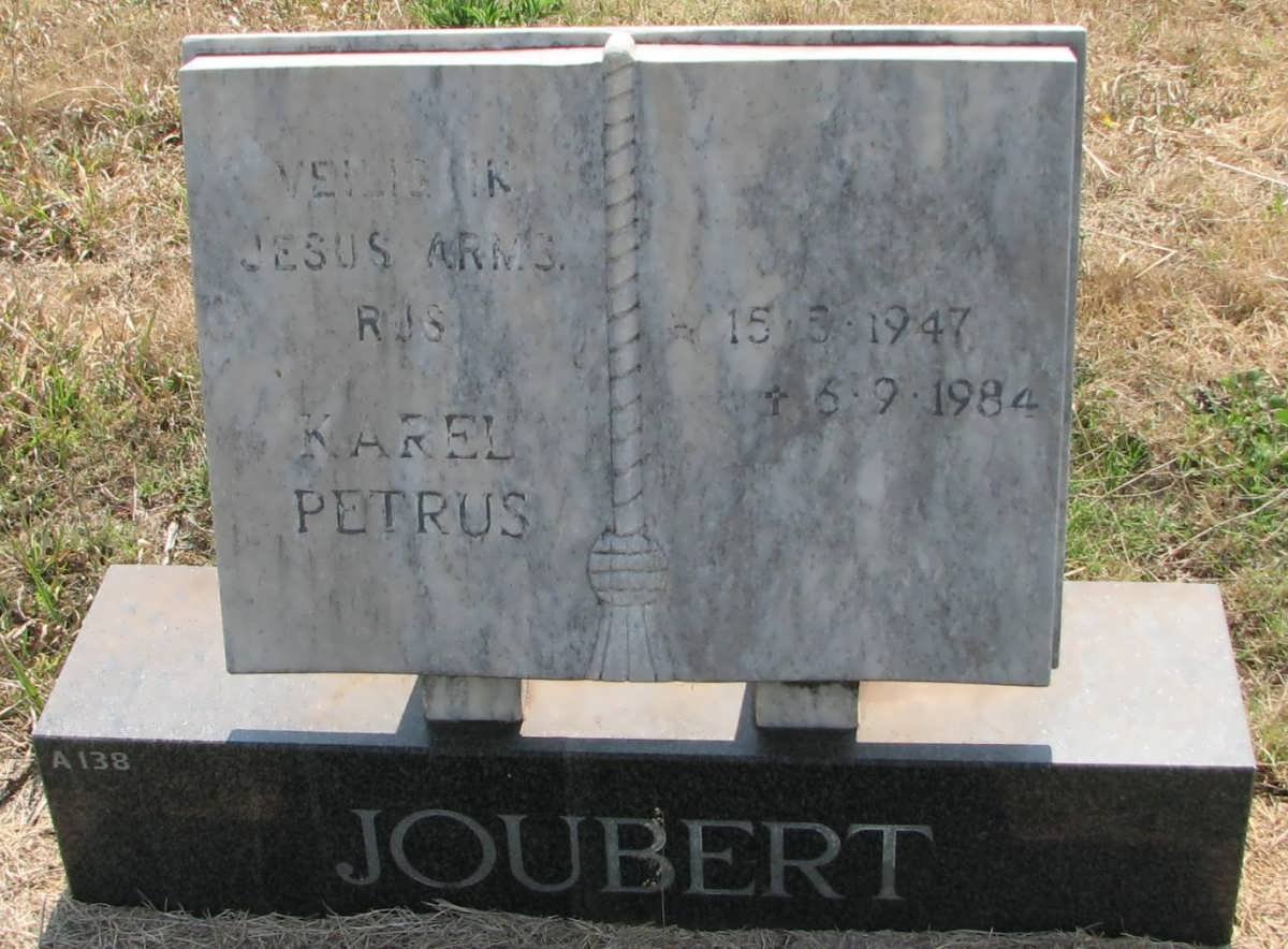 JOUBERT Karel Petrus 1947-1984