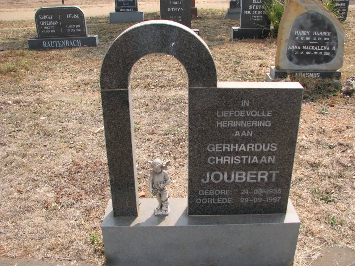 JOUBERT Gerhardus Christiaan 1935-1997