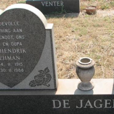 JAGER Jan Hendrik Wiehman, de 1915-1988 &amp; Magdalena Salomina 1917-2003