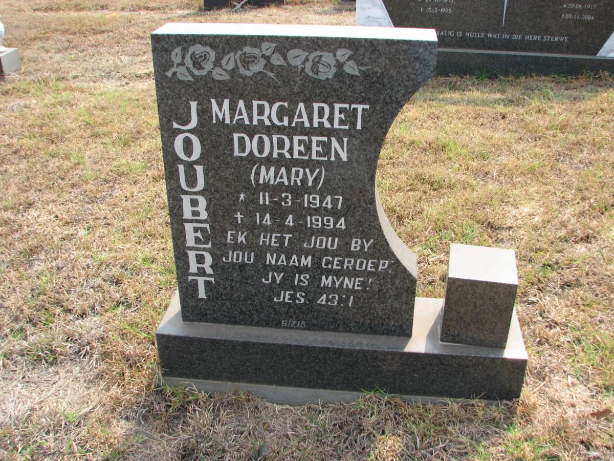 JOUBERT Margaret Doreen 1947-1994