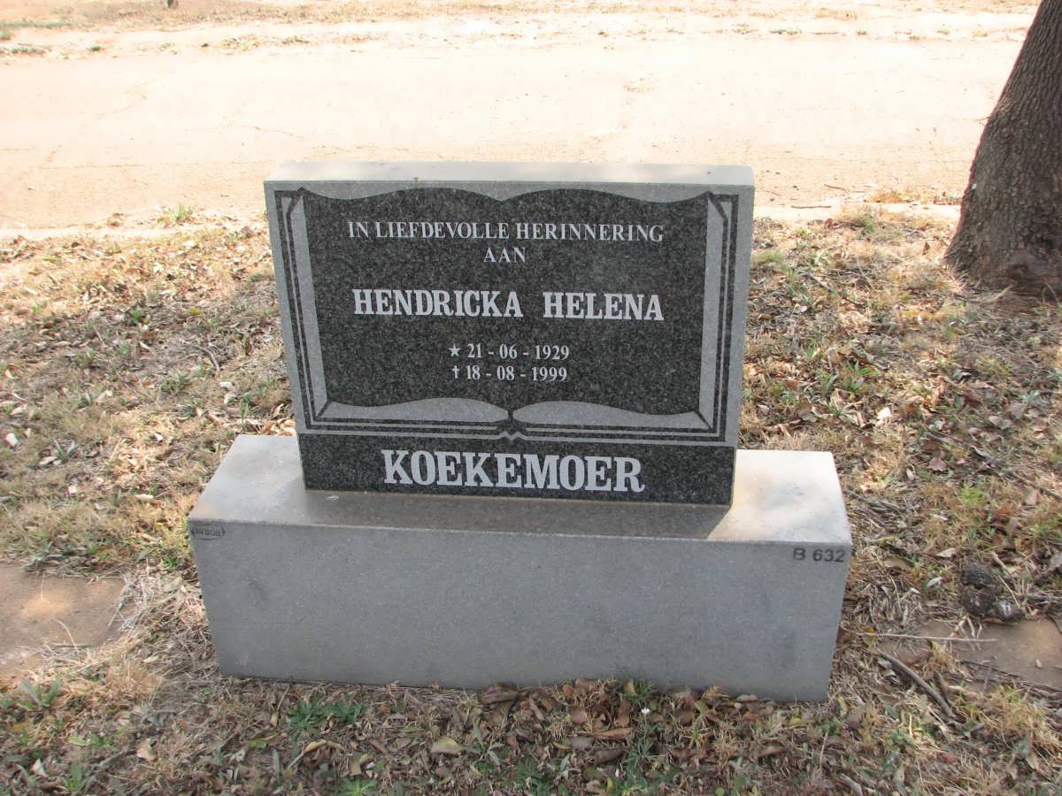KOEKEMOER Hendricka Helena 1929-1999