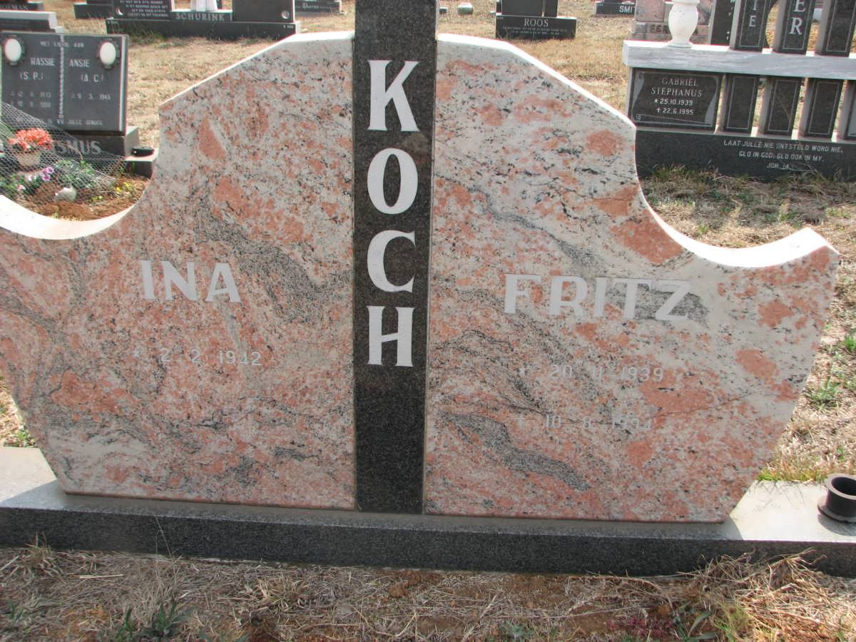 KOCH Fritz 1939-1994 &amp; Ina 1942-