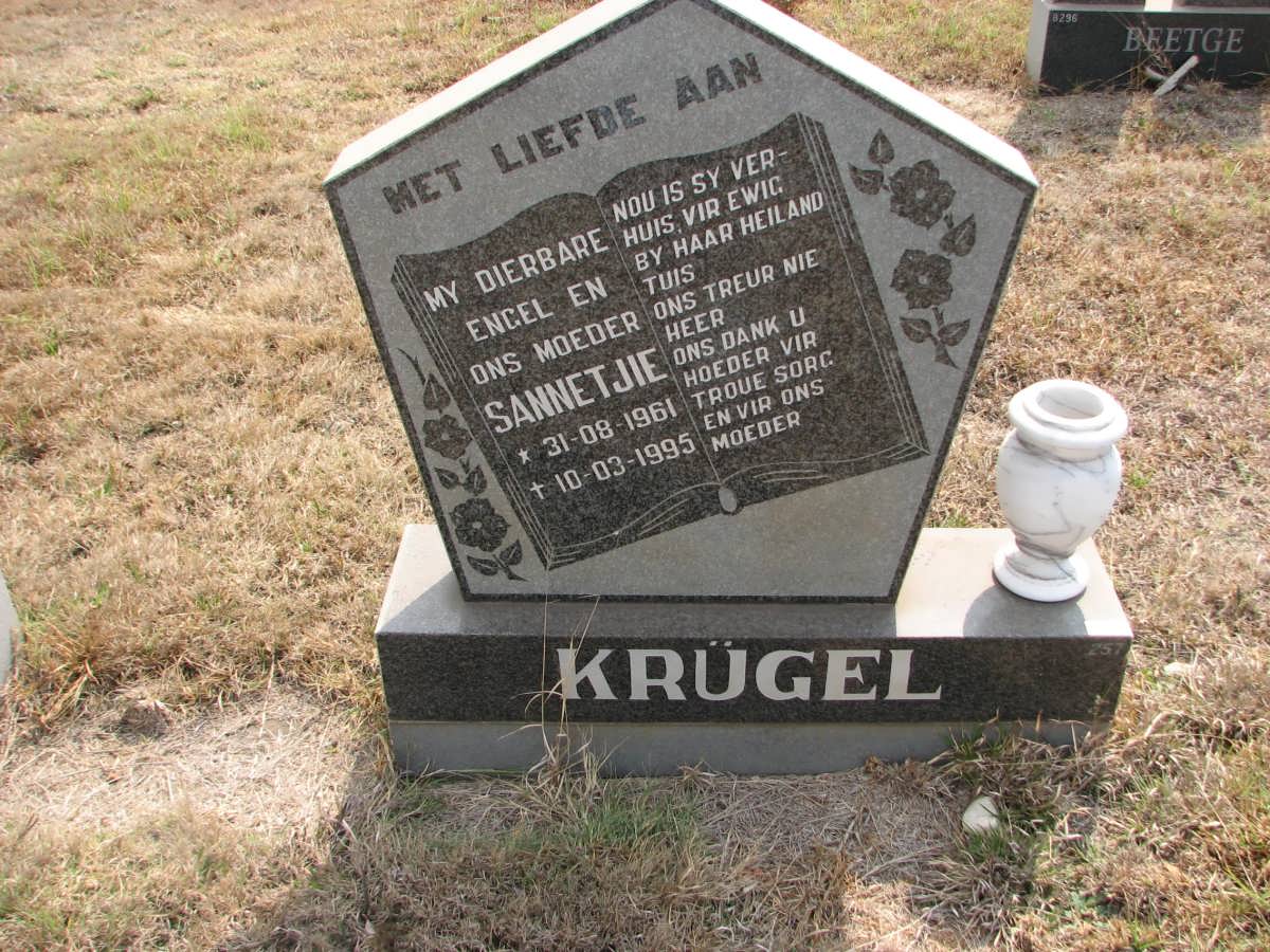 KRÜGEL Sannetjie 1961-1995