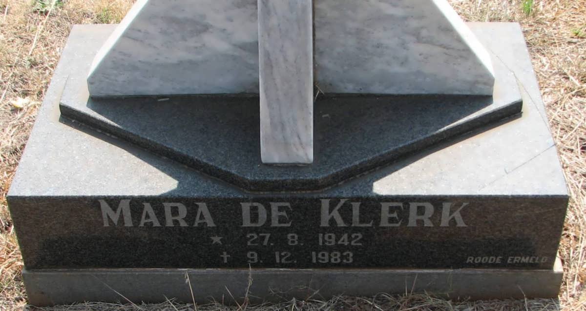 KLERK Mara, de 1942-1983