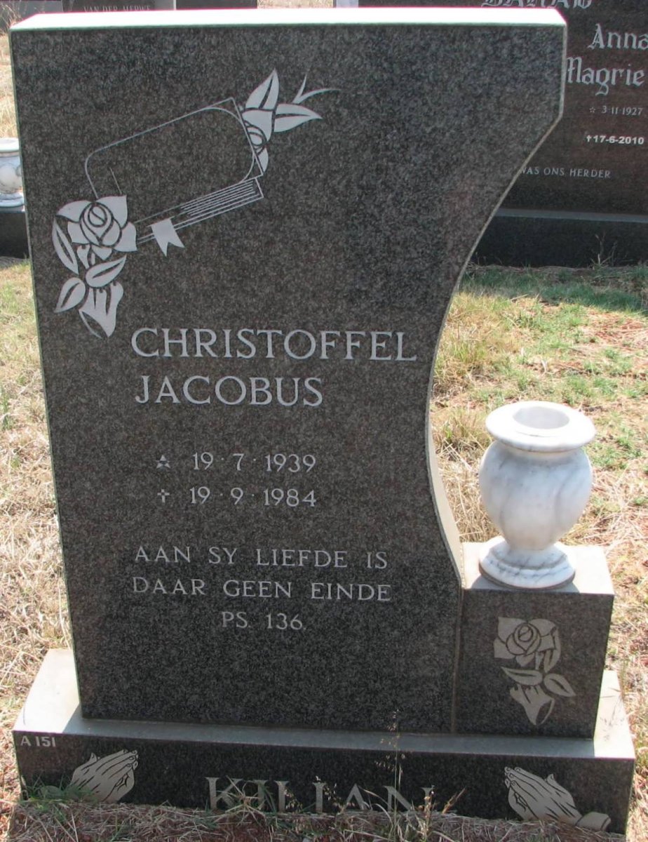 KILLAN Christoffel Jacobus 1939-1984