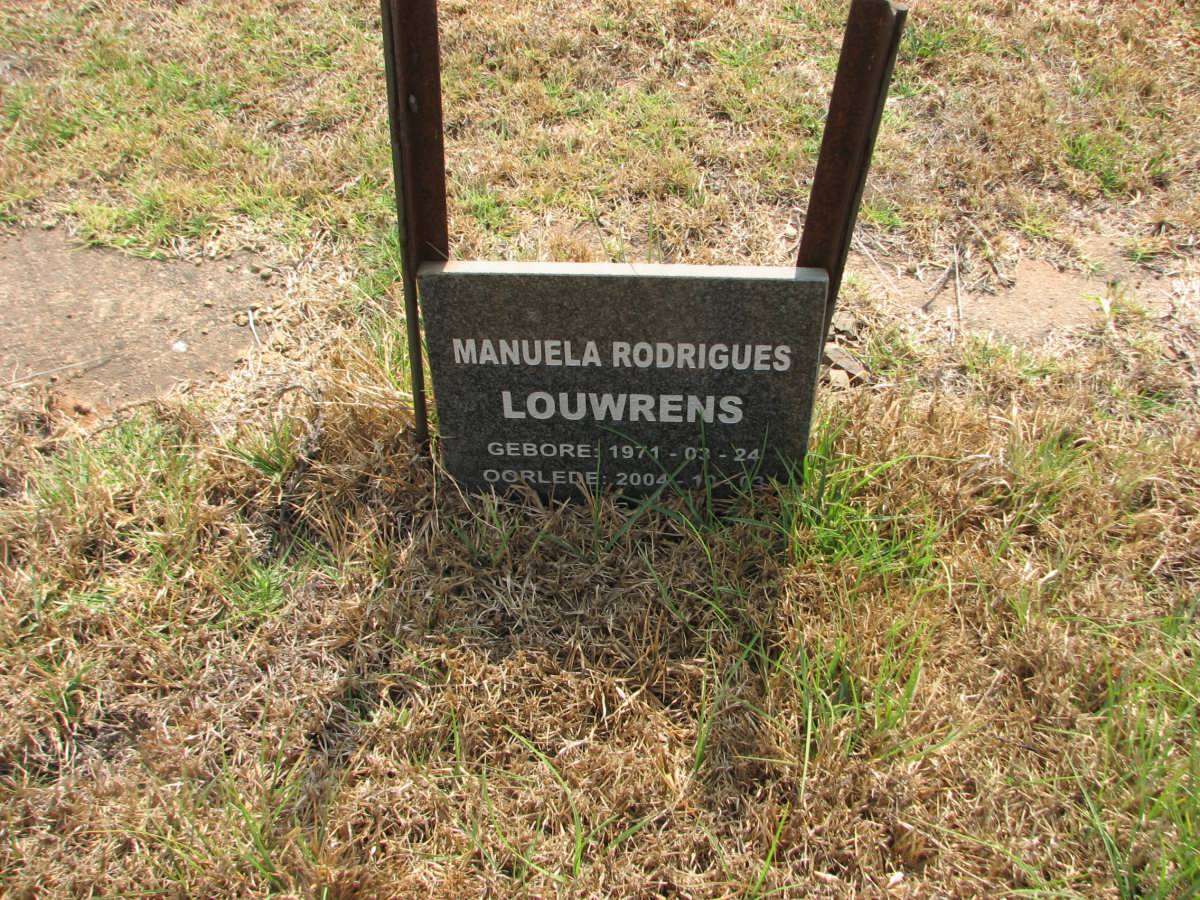 LOUWRENS Manuela Rodrigues 1971-2004