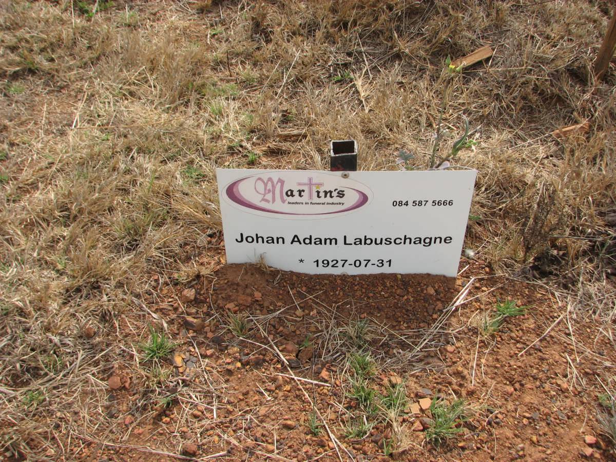 LABUSHAGNE Johan Adam 1927-20??