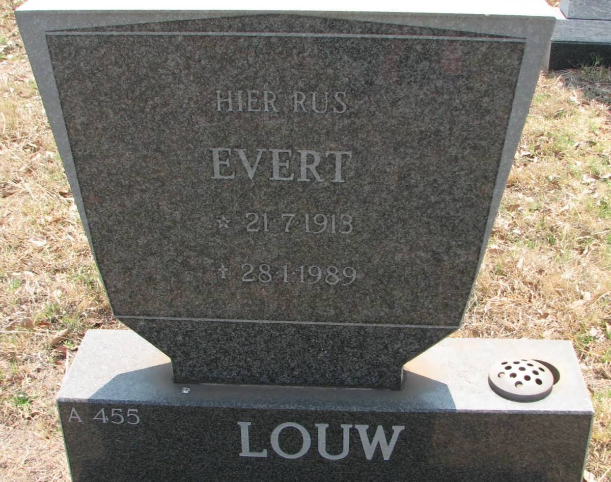 LOUW Evert 1913-1989