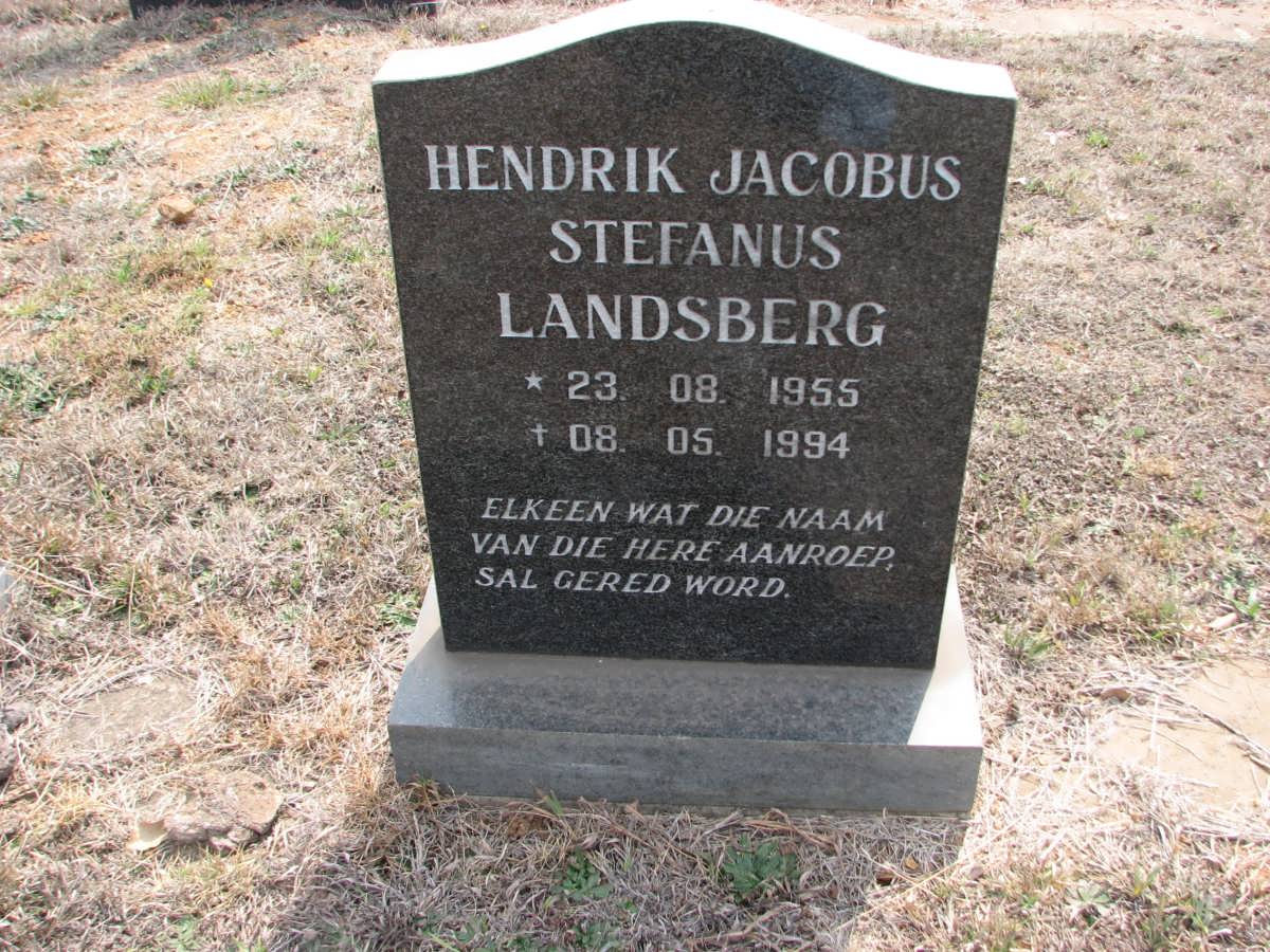 LANDSBERG Hendrik Jacobus Stefanus 1955-1994