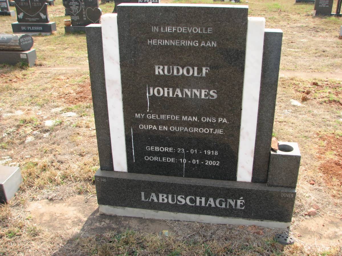 LABUSCHAGNÉ Rudolf Johannes  1918-2002