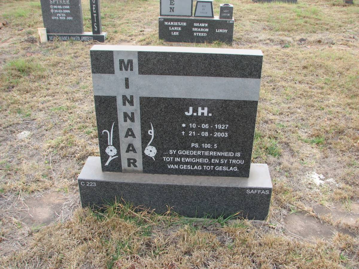 MINNAAR J.H. 1927-2003