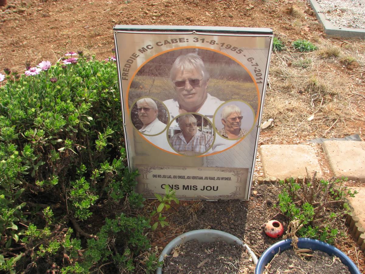 Mc CABE Freddie 1955-2011