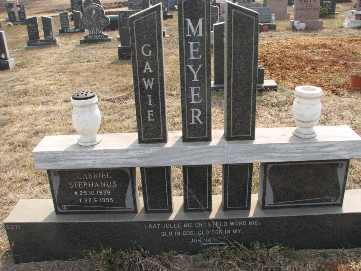 MEYER Gabriël Stephanus 1939-1995