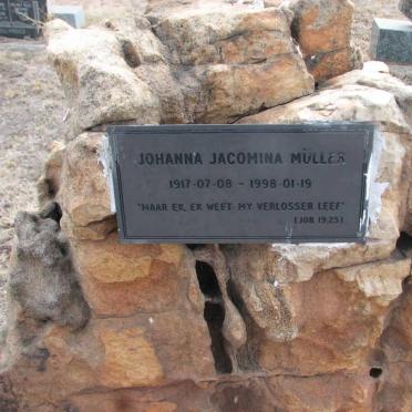 MÜLLER Johanna Jacomina 1917-1998