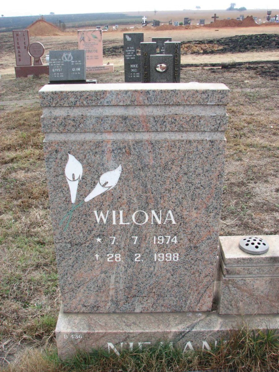NIEMAND Wilona 1974-1998