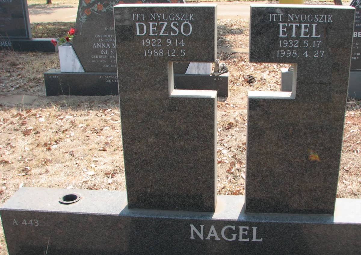 NAGEL Dezsö, 1922-1988 &amp; Etel 1932-1998
