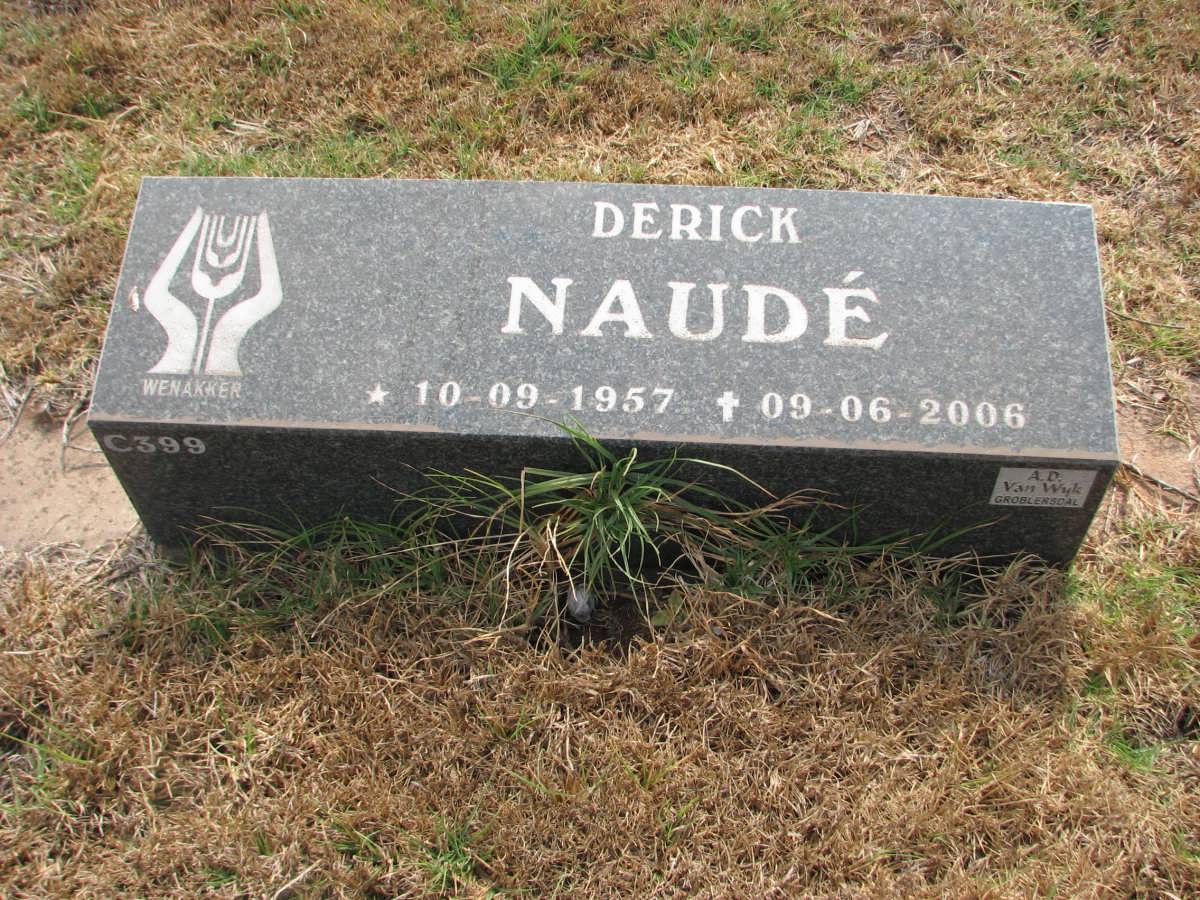 NAUDÉ Derick 1957-2006