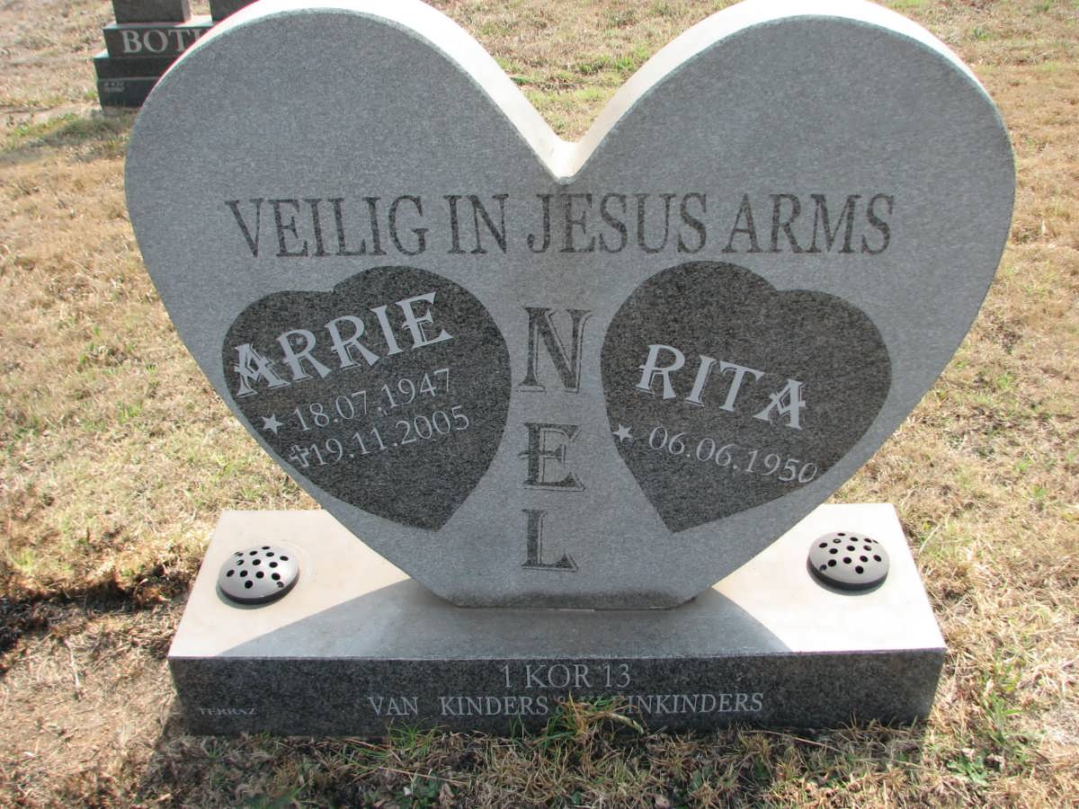 NEL Arrie 1947-2005 &amp; Rita 1950-