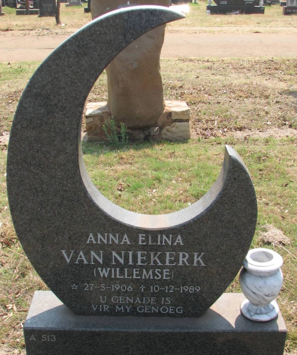 NIEKERK Anna Elina, van nee WILLEMSE 1906-1989