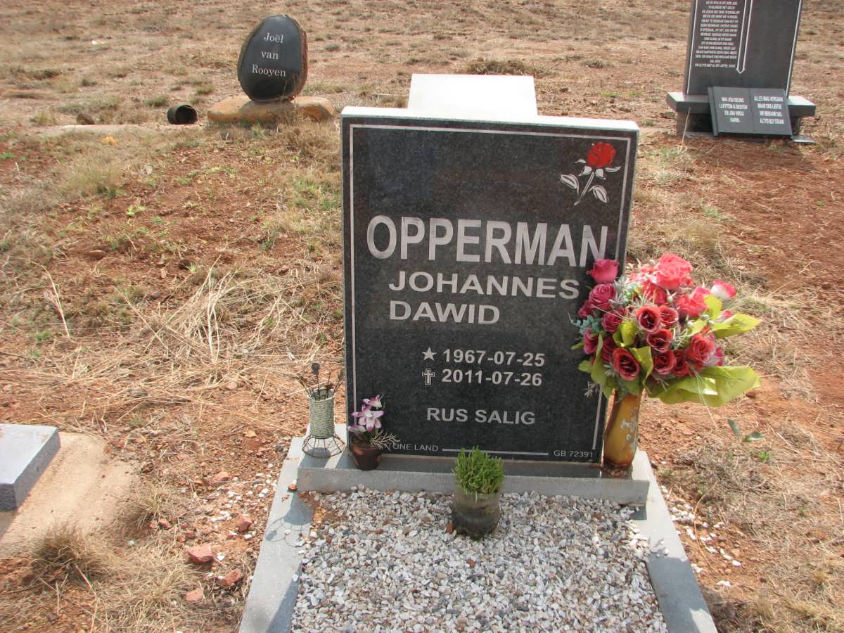 OPPERMAN Johannes Dawid 1967-2011