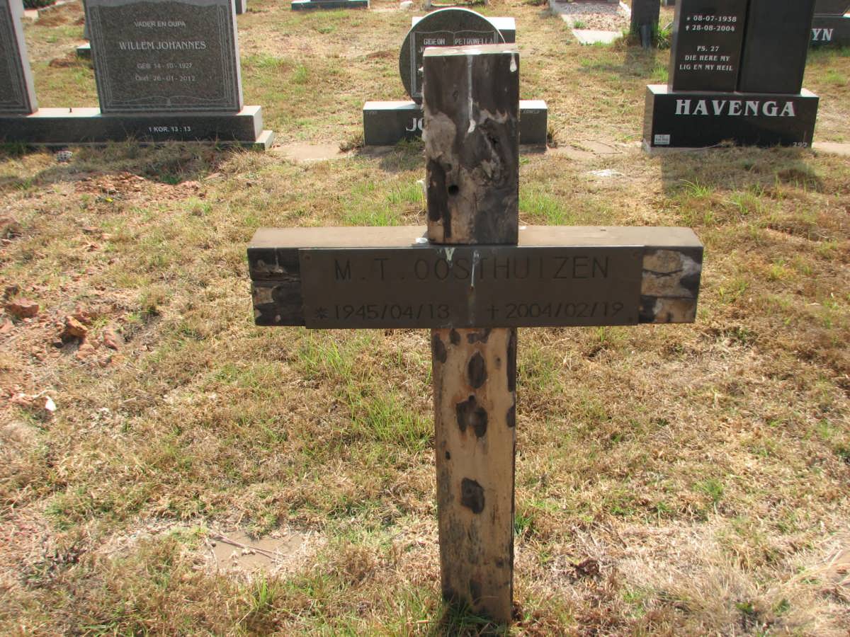 OOSTHUIZEN M.T. 1945-2004