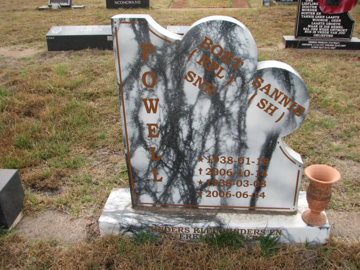 POWELL R.P.L. 1938-2006 &amp; S.H. 1938-2006