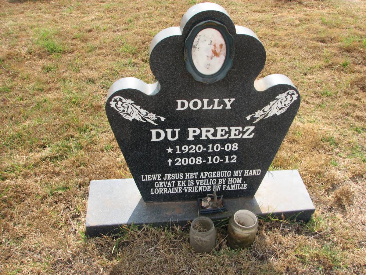 PREEZ Dolly, du 1920-2008