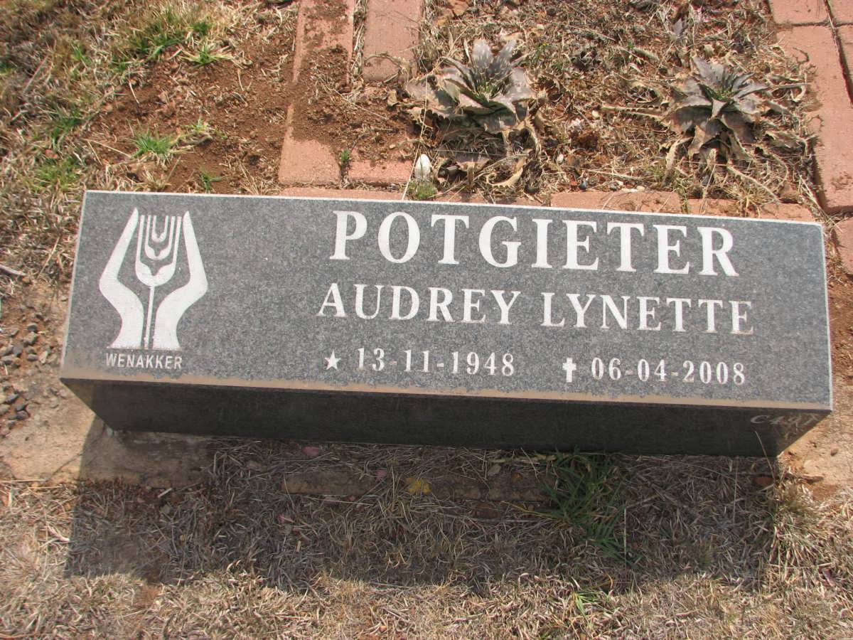 POTGIETER Audrey Lynette 1948-2008