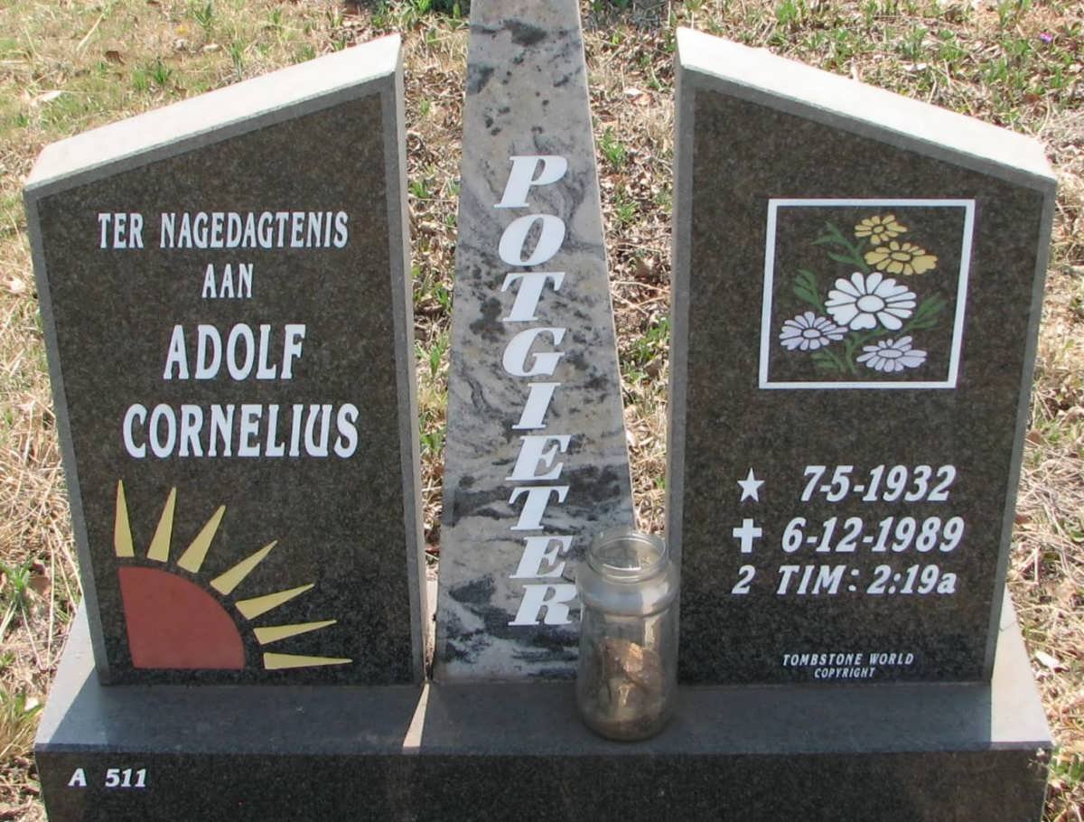 POTGIETER Adolf Cornelius 1932-1989