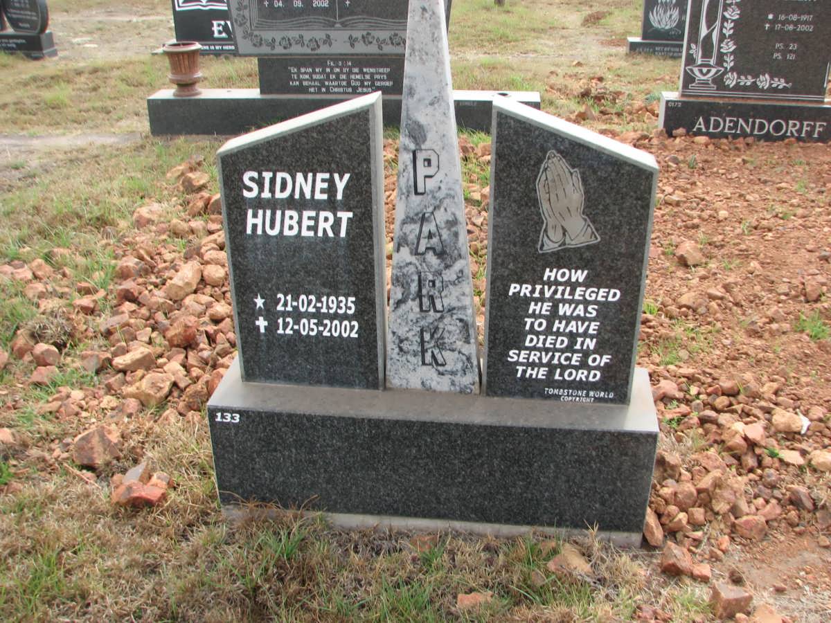 PARK Sidney Hubert 1935-2002