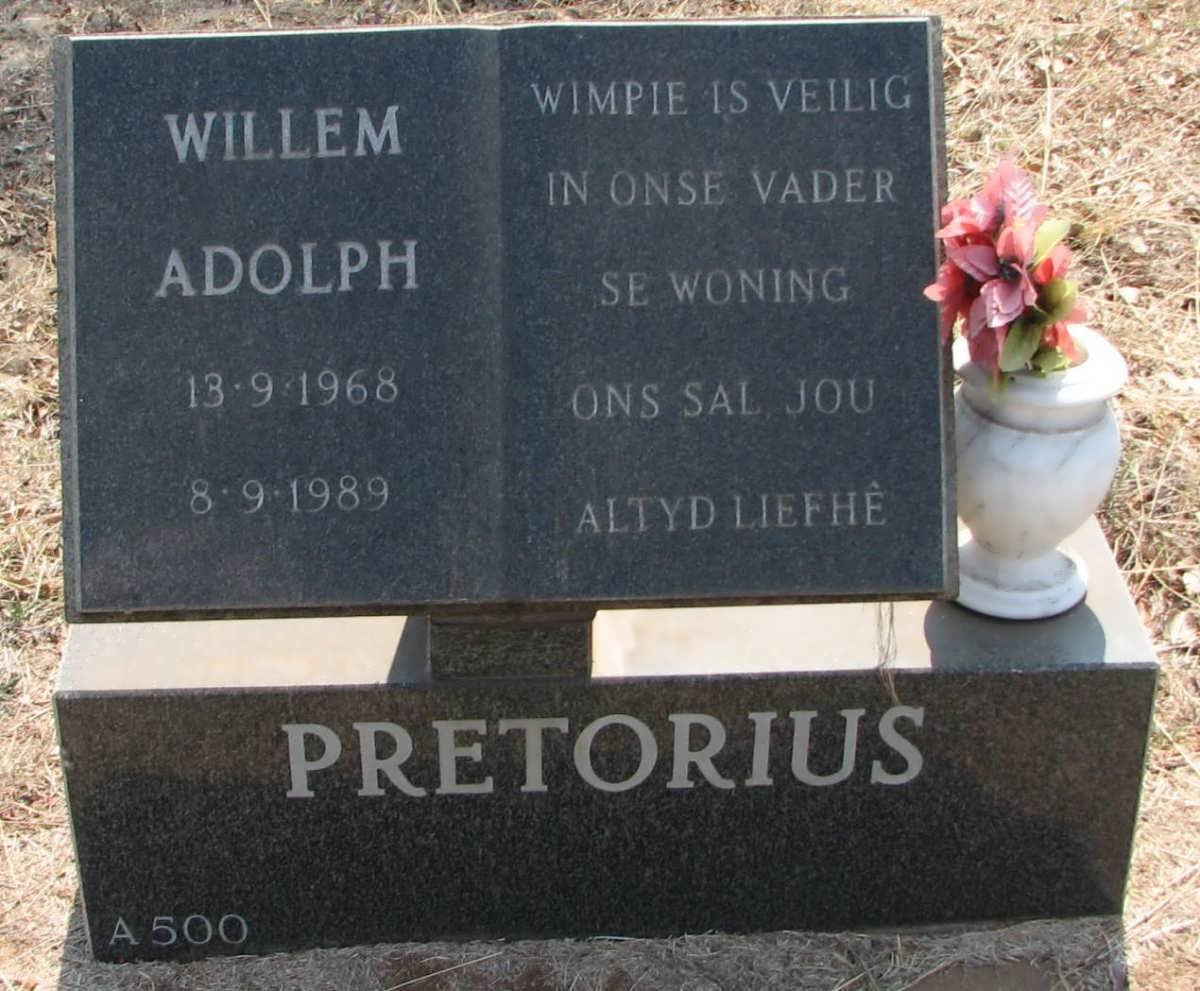 PRETORIUS Willem Adolph 1968-1989