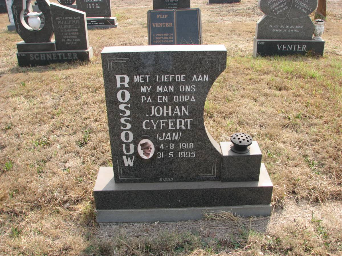 ROSSOUW Johan Cyfert 1918-1995