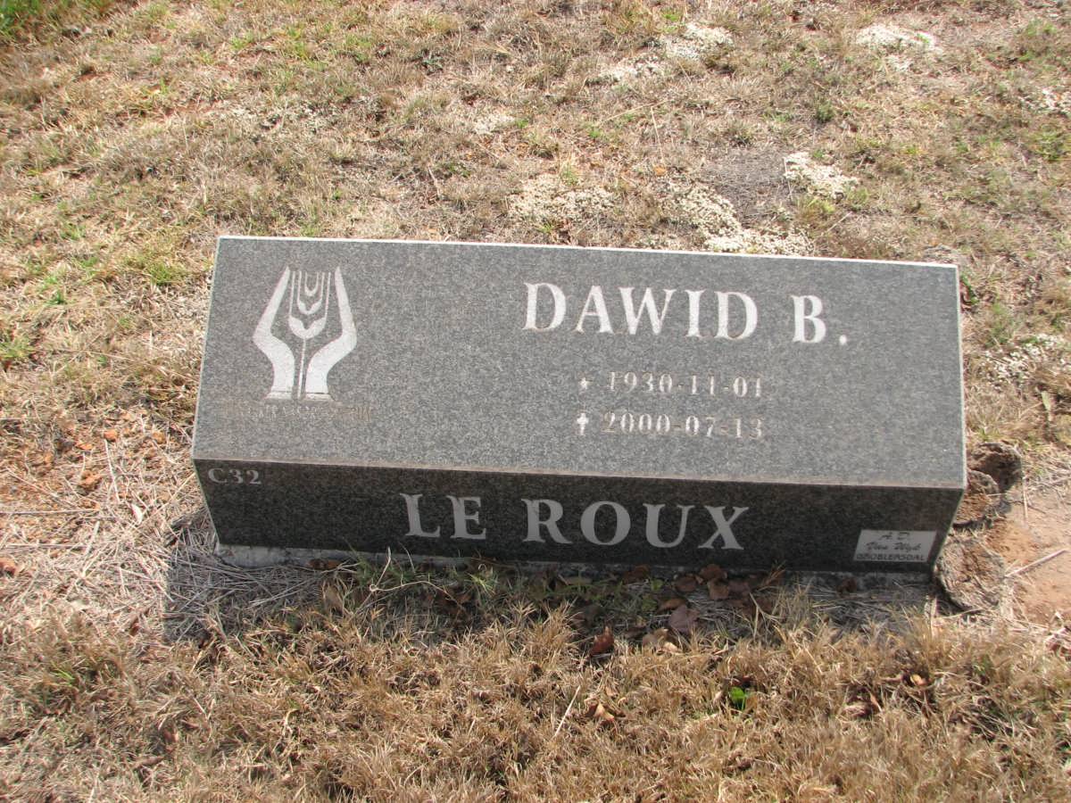 ROUX Dawid B., le 1930-2000