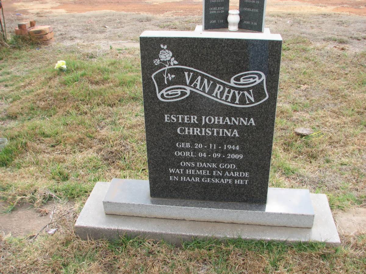 RHYN Ester Johanna Christina, van 1944-2009