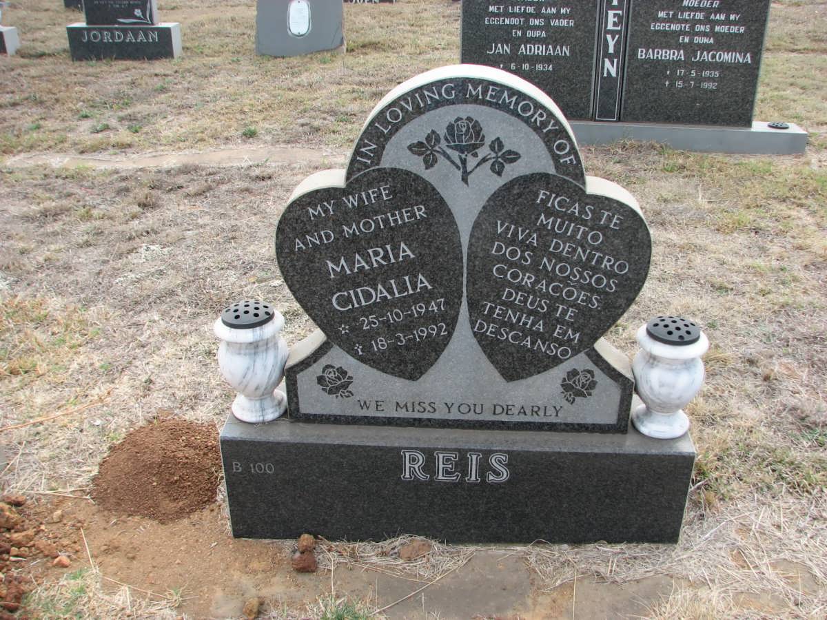 REIS Maria Cidalia 1947-1992