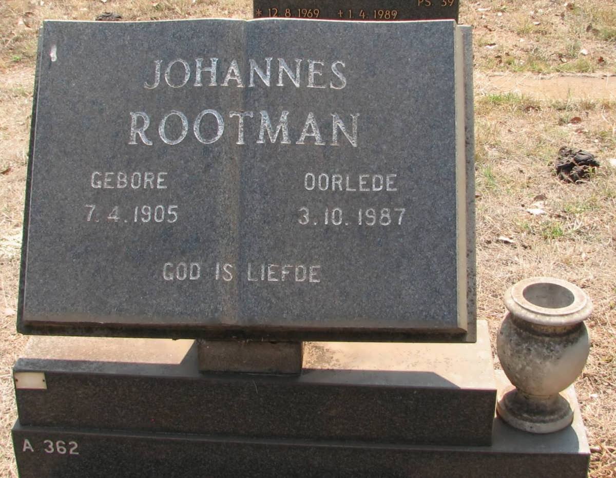 ROOTMAN Johannes 1905-1987