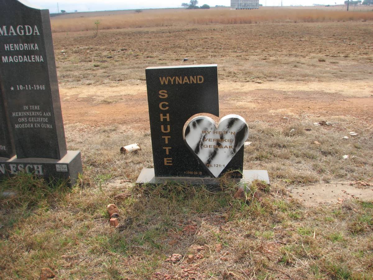 SCHUTTE Wynand 1946-2010