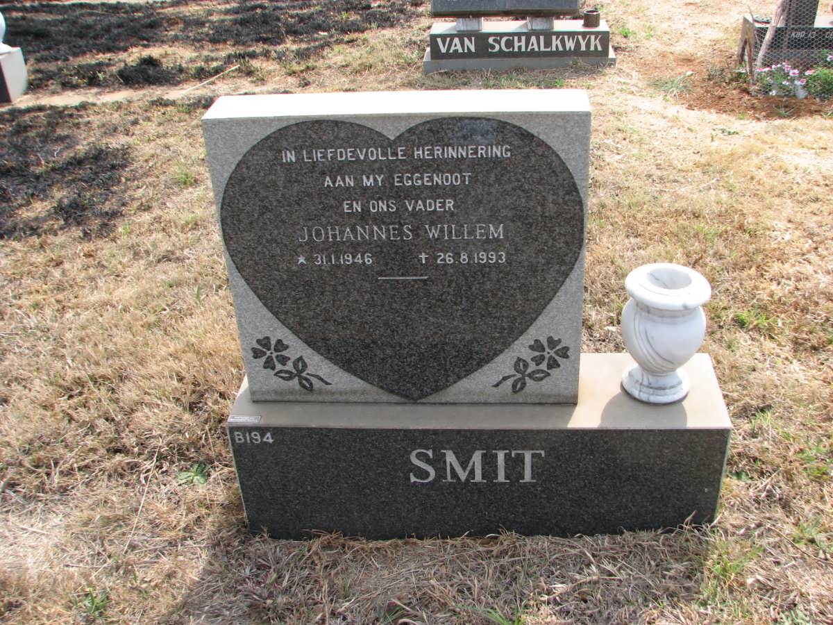 SMIT Johannes Willem 1946-1993