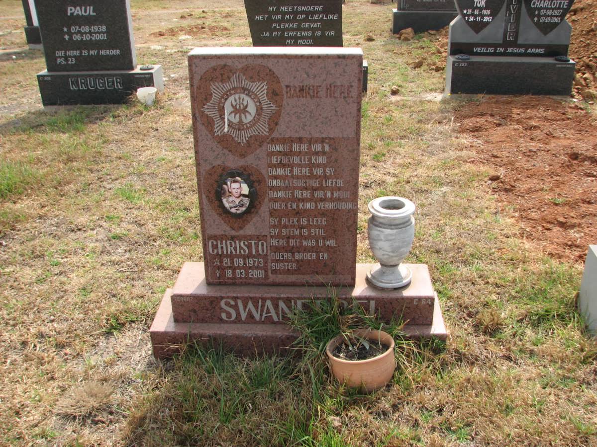 SWANEPOEL Christo 1973-2001