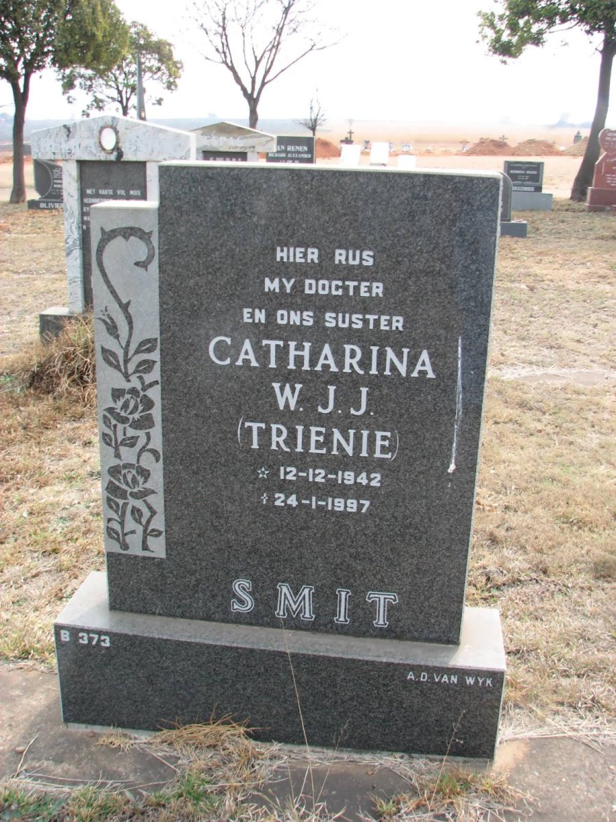 SMIT Catharina W.J.J. 1942-1997