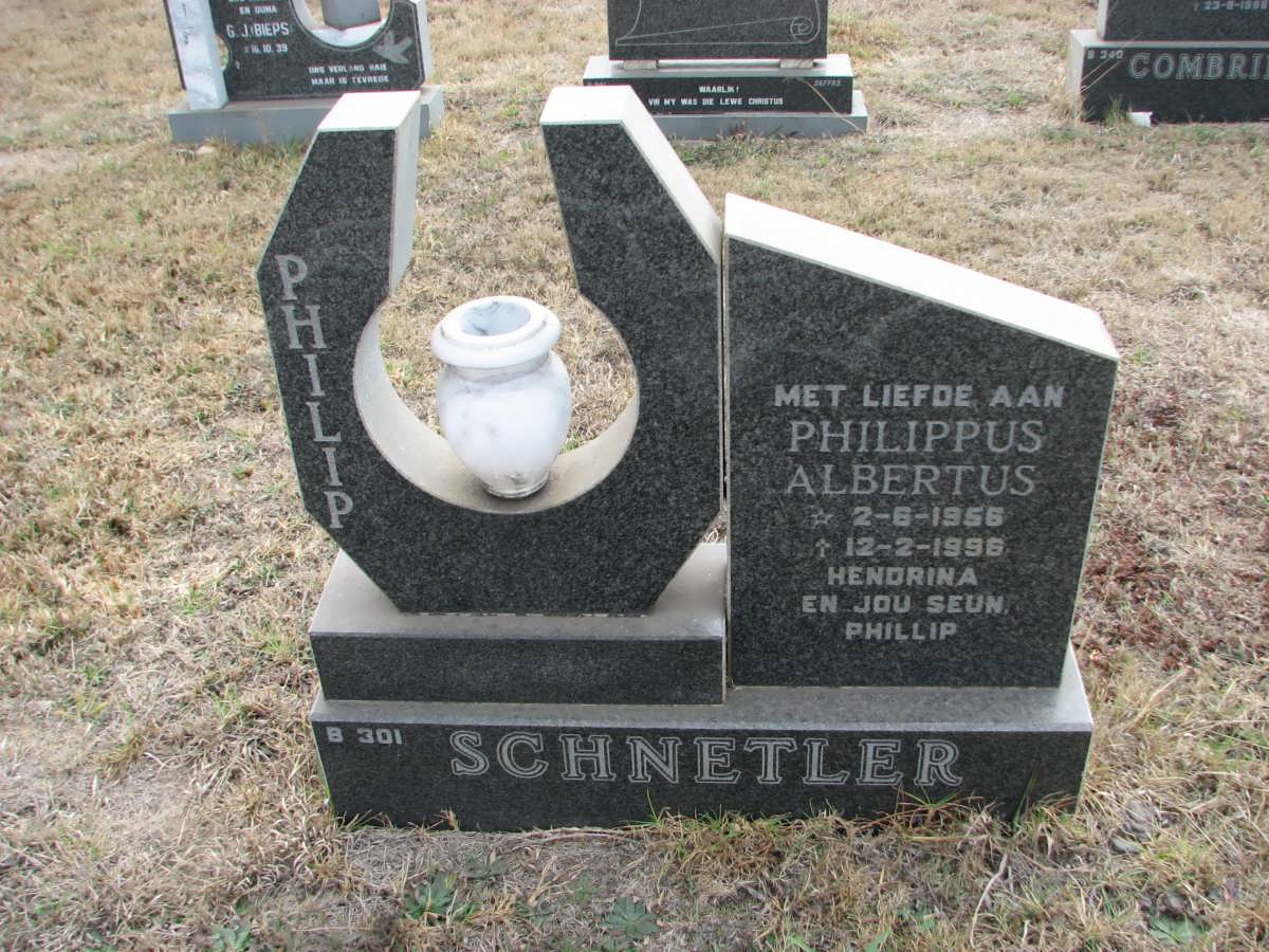 SCHNETLER Philippus Albertus 1956-1996