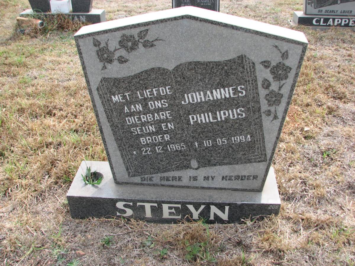 STEYN Johannes Philipus 1965-1994