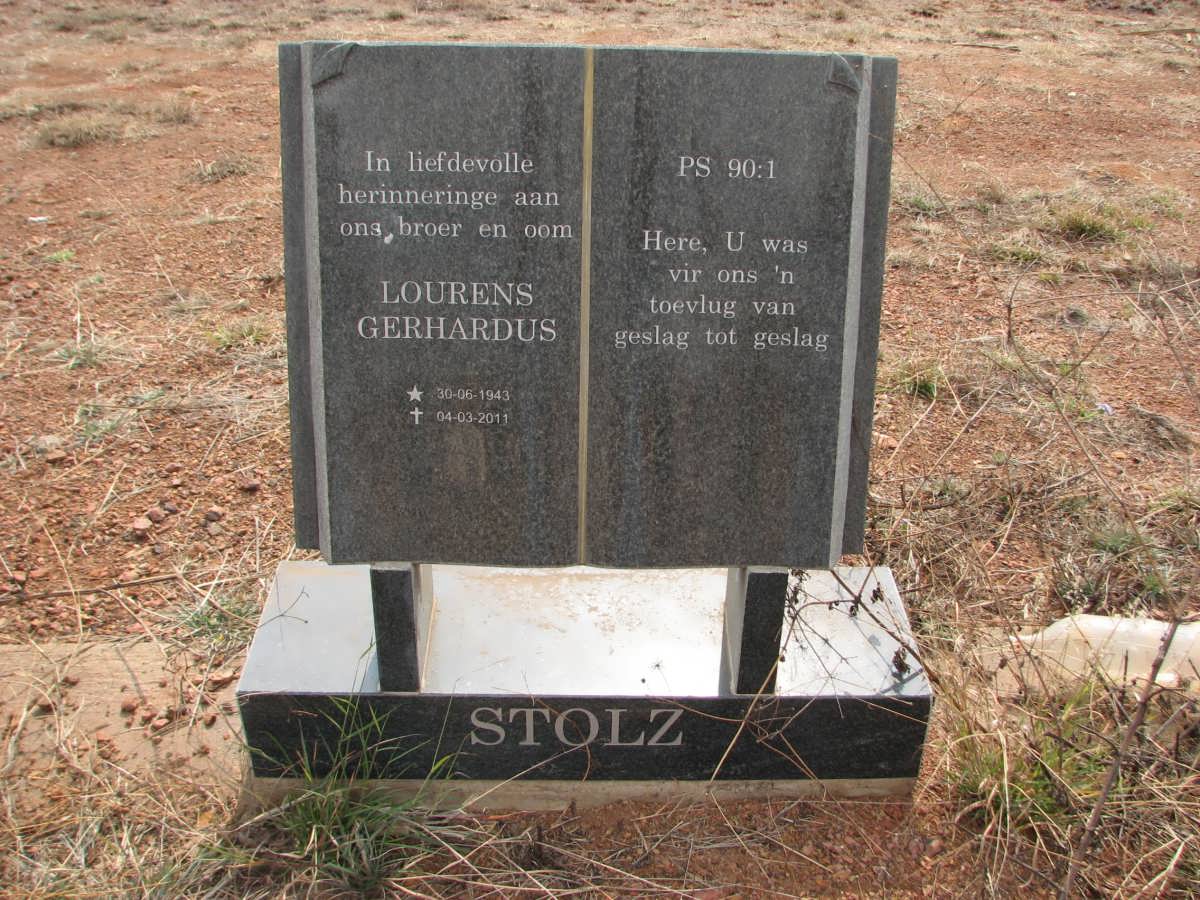 STOLZ Lourens Gerhardus 1943-2011