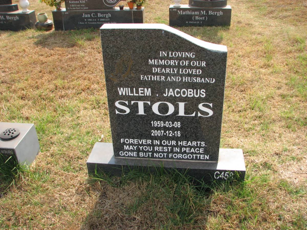 STOLS Willem Jacobus 1959-2007