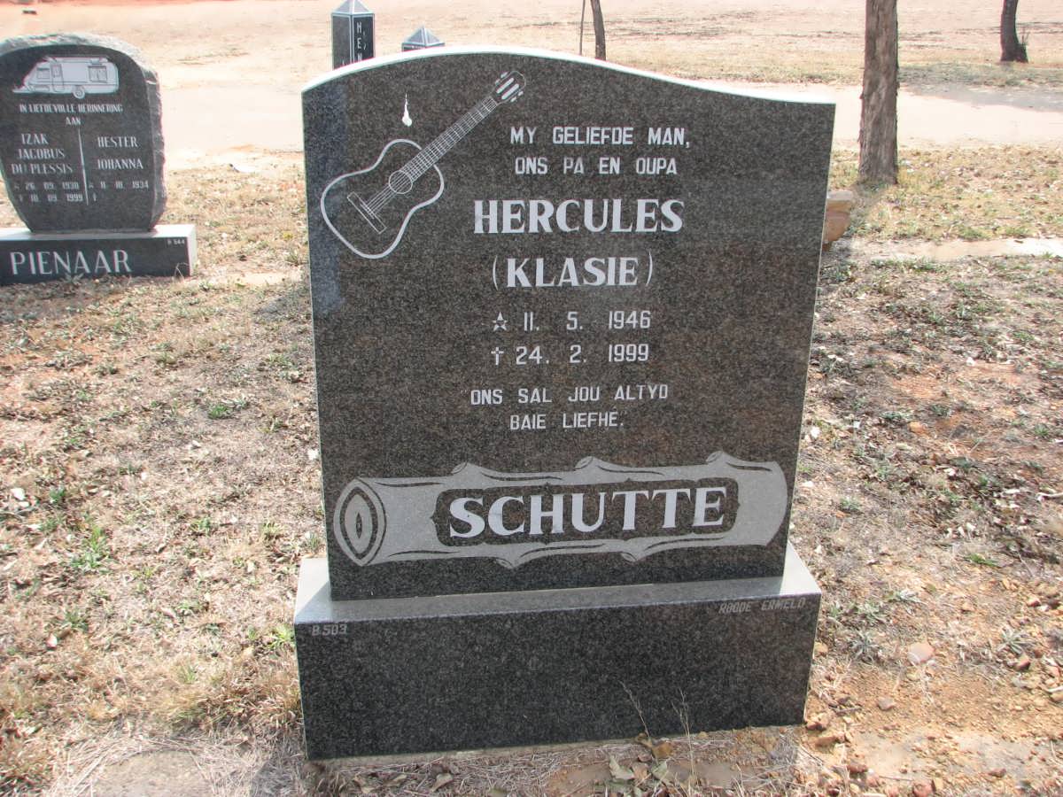 SCHUTTE Hercules 1946-1999