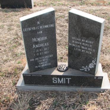 SMIT Hendrik Andreas 1927-1997