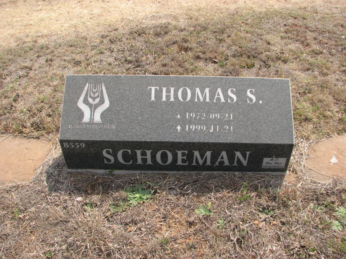 SCHOEMAN Thomas S. 1972-1999