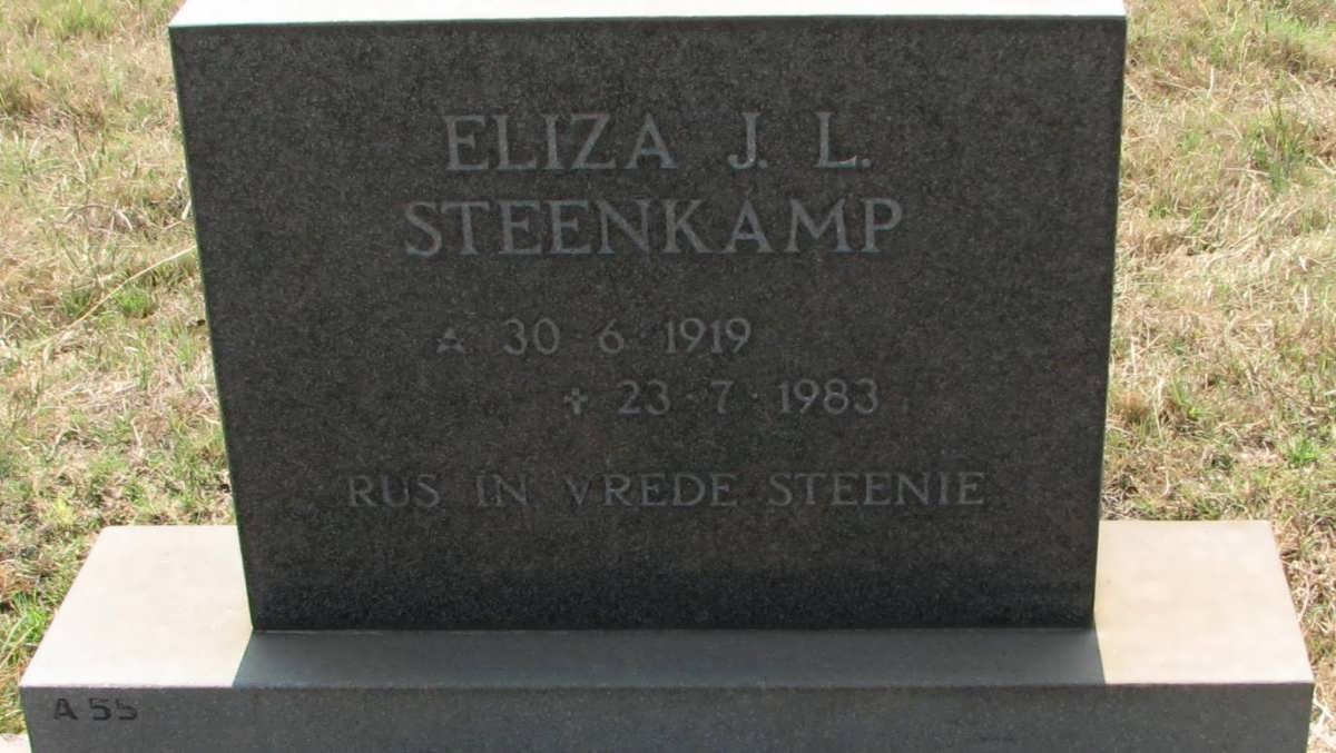 STEENKAMP Eliza J.L. 1919-1983